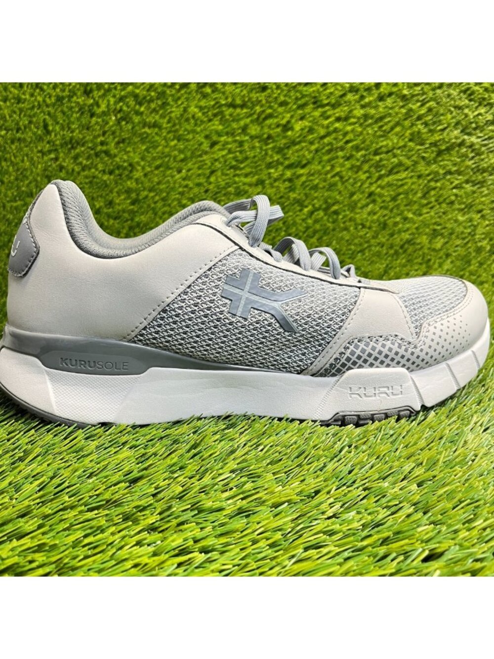 Kuru Quantum 2 Mens Size 11 Gray White Athletic Running Walking Shoes Sneakers